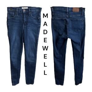 Madewell Jeans High-Rise Skinny Hayes Wash Sz 25 Stretch Cotton Poly Elastane